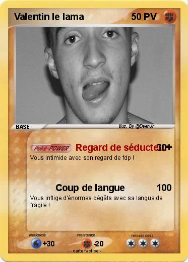 Pokemon Valentin le lama
