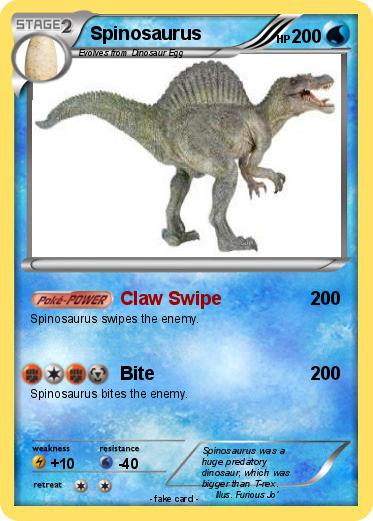 Pokemon Spinosaurus