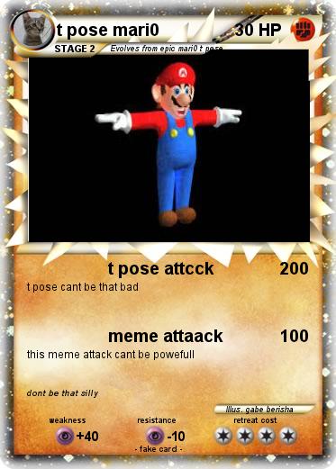 Pokemon t pose mari0
