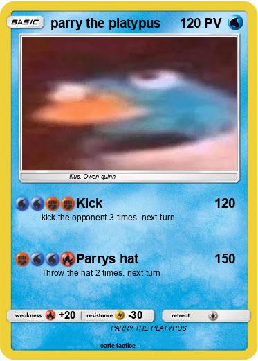 Pokemon parry the platypus