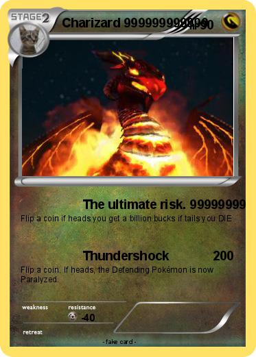 Pokemon Charizard 999999999999
