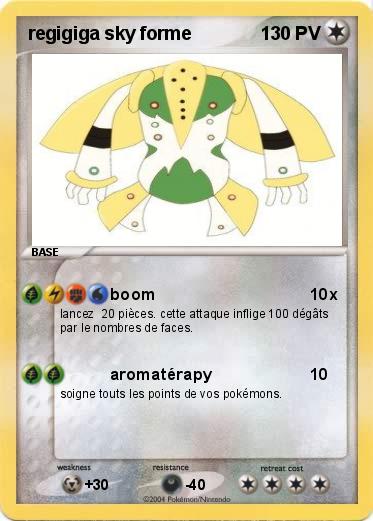 Pokemon regigiga sky forme