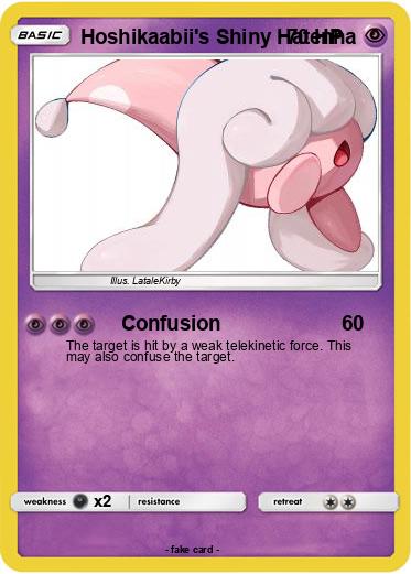 Pokemon Hoshikaabii's Shiny Hatenna