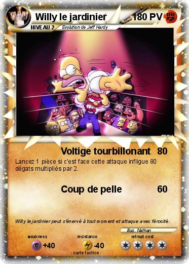 Pokemon Willy le jardinier