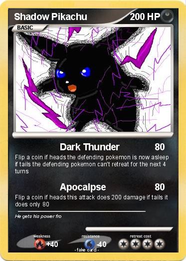 Pokemon Shadow Pikachu
