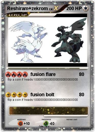 Pokemon Reshiram+zekrom