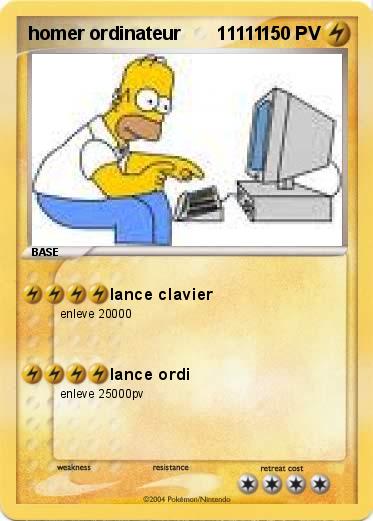 Pokemon homer ordinateur       11111