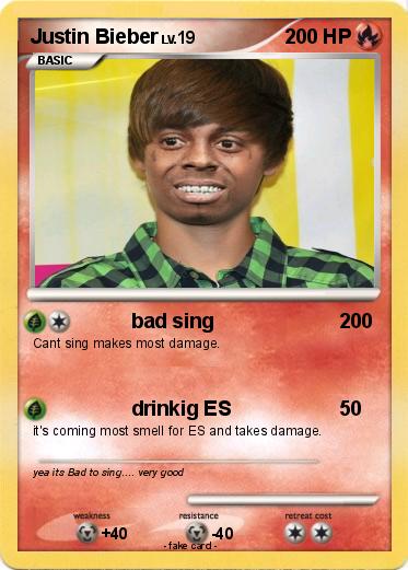 Pokemon Justin Bieber