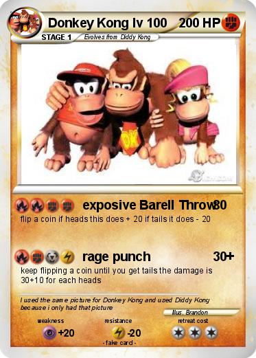 Pokemon Donkey Kong lv 100