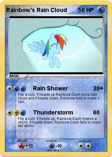 Pokemon Rainbow's Rain Cloud
