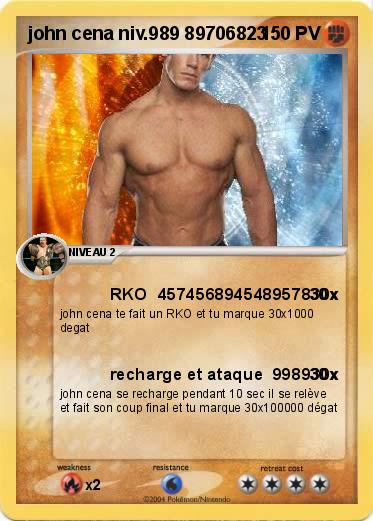 Pokemon john cena niv.989 89706823           