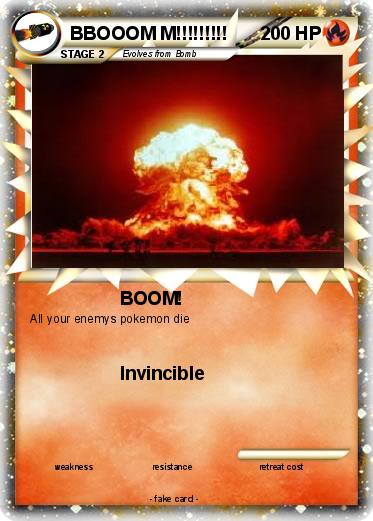 Pokemon BBOOOM M!!!!!!!!!