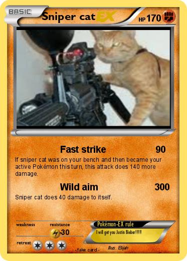 Pokemon Sniper cat