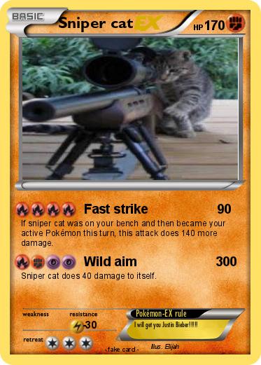 Pokemon Sniper cat