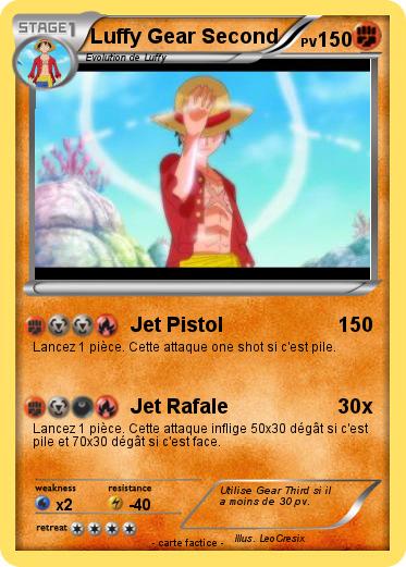 Pokemon Luffy Gear Second