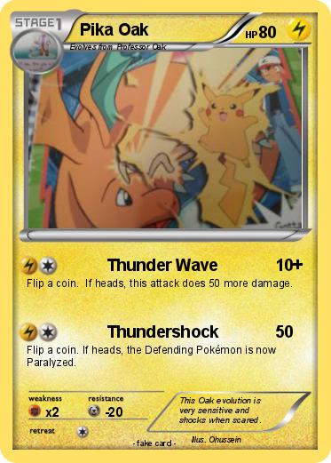 Pokemon Pika Oak