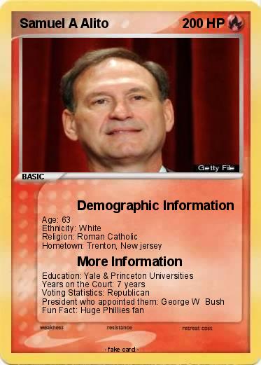 Pokemon Samuel A Alito