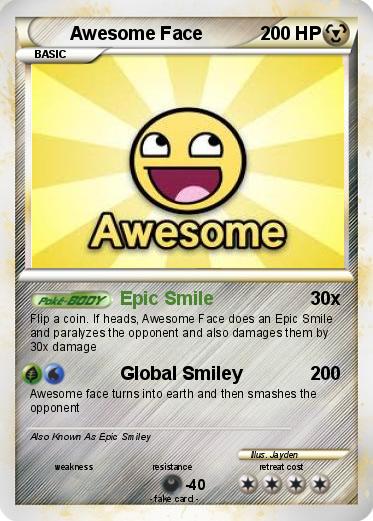 Pokemon Awesome Face
