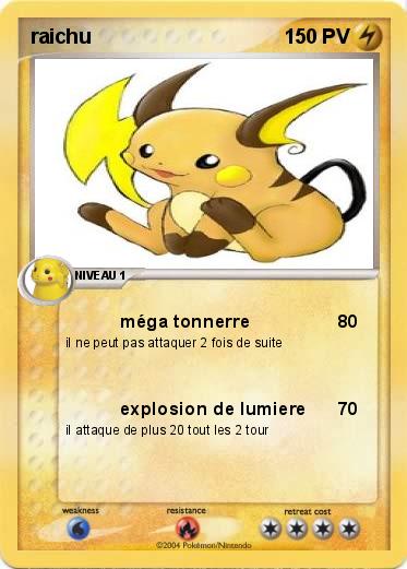 Pokemon raichu