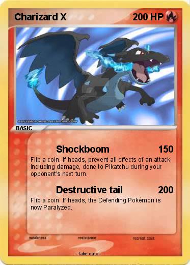 Pokemon Charizard X
