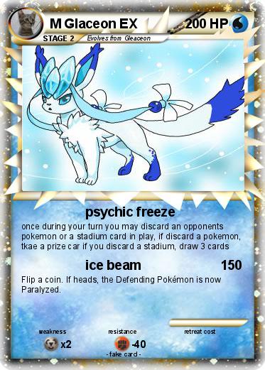 Pokemon M Glaceon EX