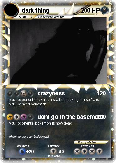Pokemon dark thing