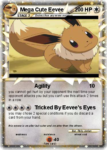 Pokemon Mega Cute Eevee