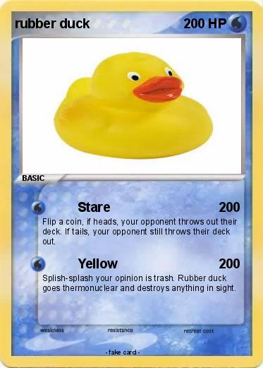 Pokemon rubber duck