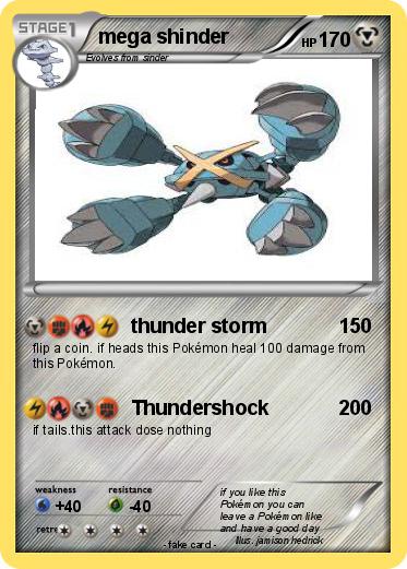 Pokemon mega shinder