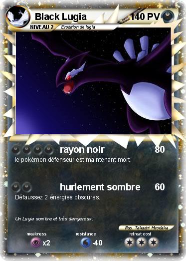Pokemon Black Lugia