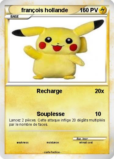Pokemon françois hollande
