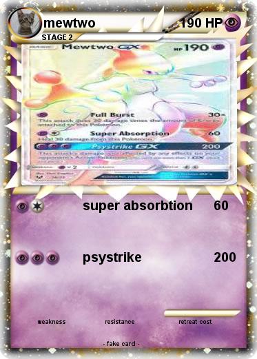 Pokemon mewtwo