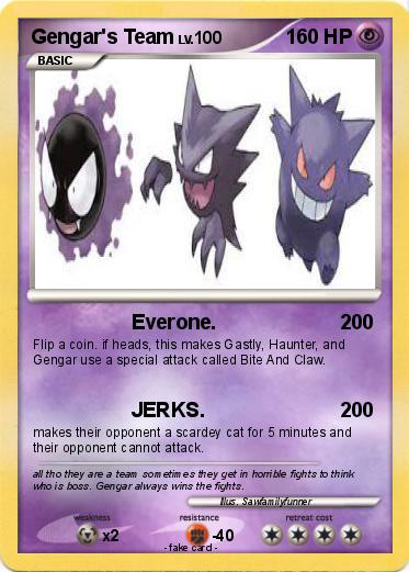 Pokemon Gengar's Team
