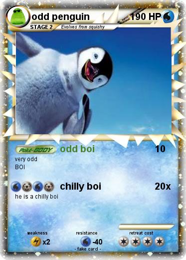 Pokemon odd penguin