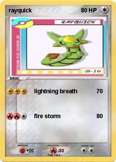 Pokemon rayquick