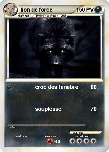 Pokemon lion de force
