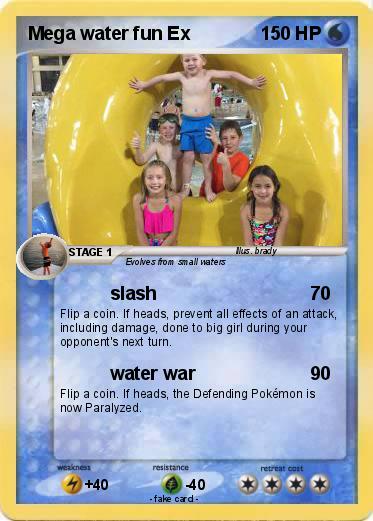 Pokemon Mega water fun Ex