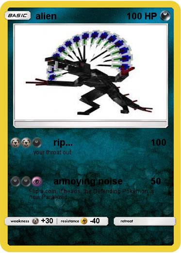 Pokemon alien