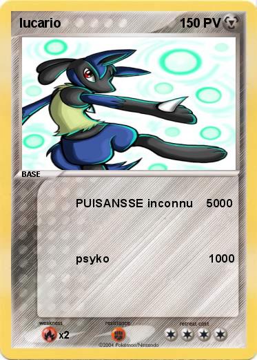 Pokemon lucario