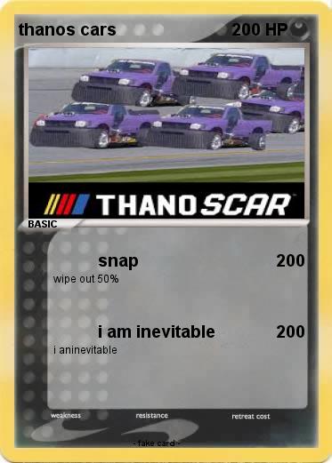 Pokemon thanos cars