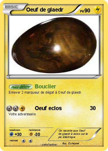 Pokemon Oeuf de glaedr