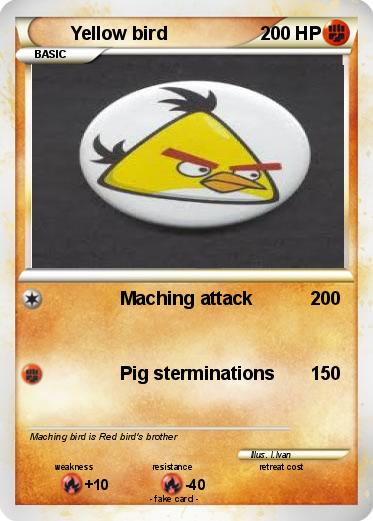 Pokemon Yellow bird