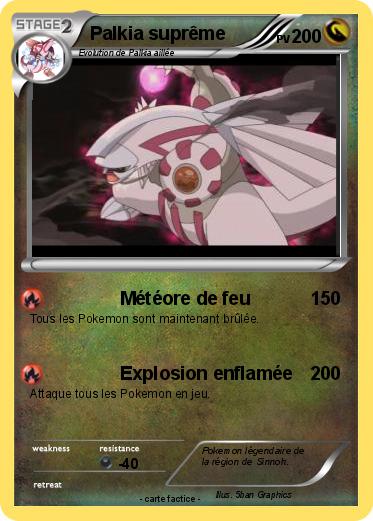 Pokemon Palkia suprême