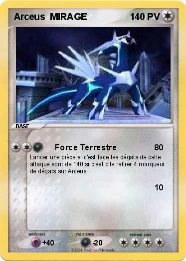 Pokemon Arceus  MIRAGE