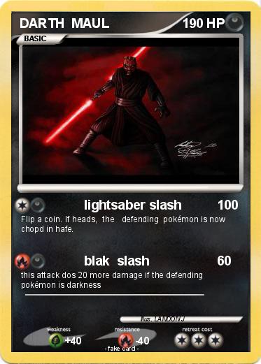 Pokemon DARTH  MAUL