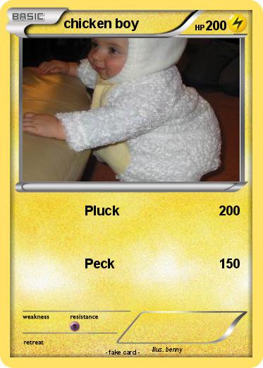 Pokemon chicken boy