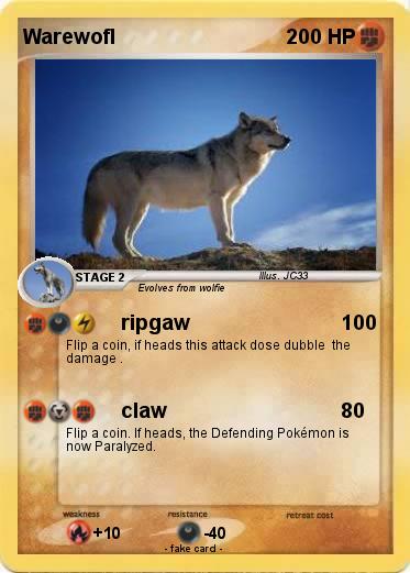 Pokemon Warewofl