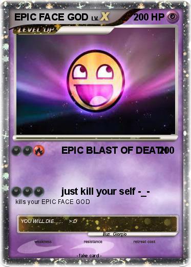 Pokemon EPIC FACE GOD