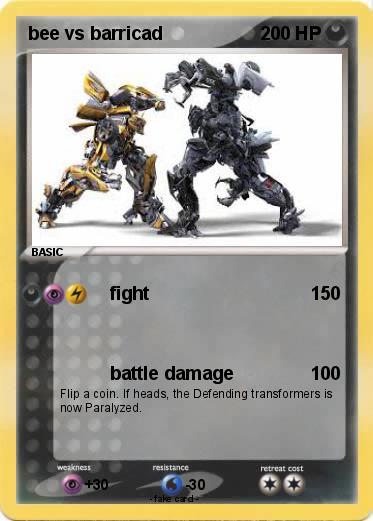 Pokemon bee vs barricad