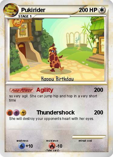 Pokemon Pukirider